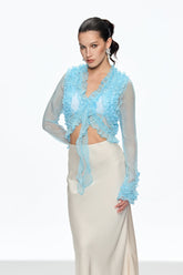 Caesonius Volanlı Derin Bağcıklı Üst